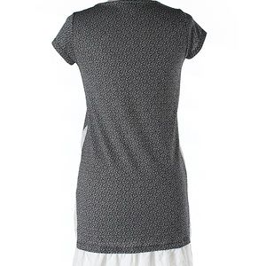 Clu + Willoughby T Shirt Dress with ruffle hem